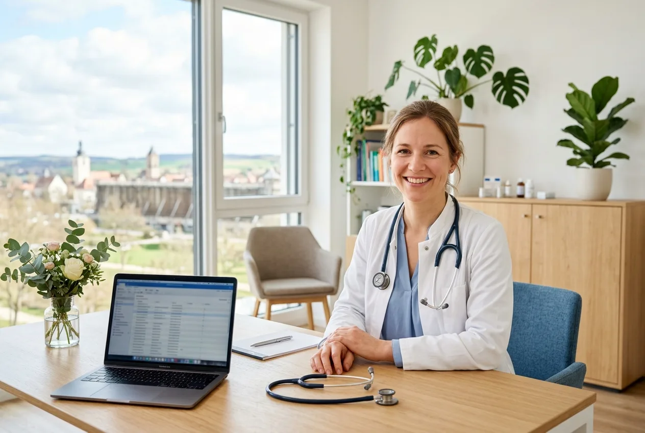 Illustration: Arztpraxis in Bad Rappenau – Praxis-Website von NK IT Service