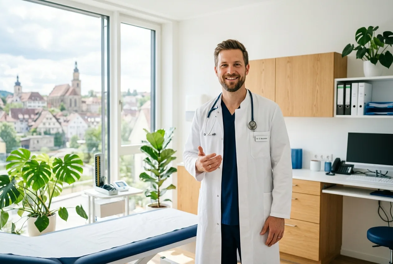 Illustration: Arztpraxis in Crailsheim – Praxis-Website von NK IT Service
