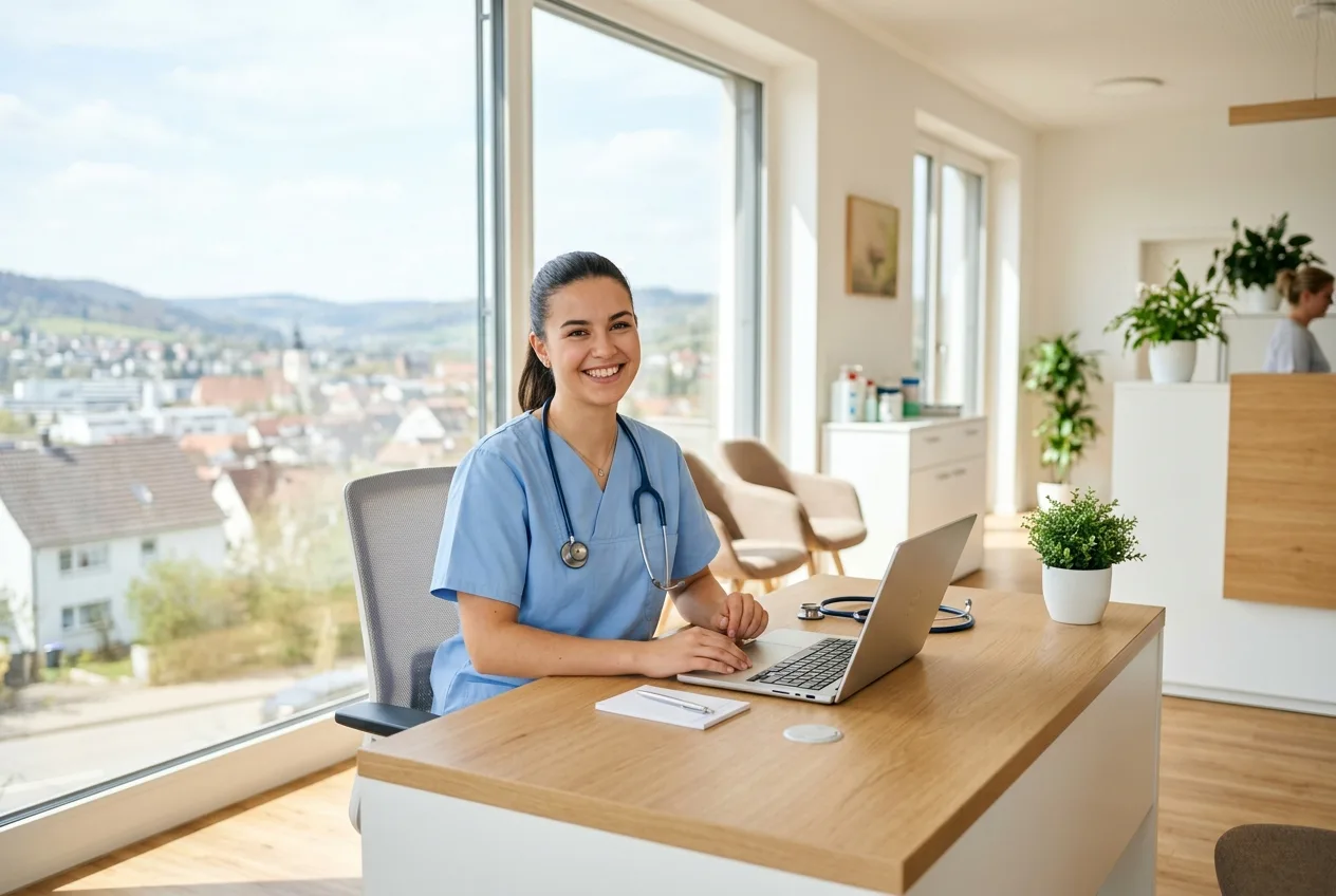 Illustration: Arztpraxis in Ebersbach an der Fils – Praxis-Website von NK IT Service