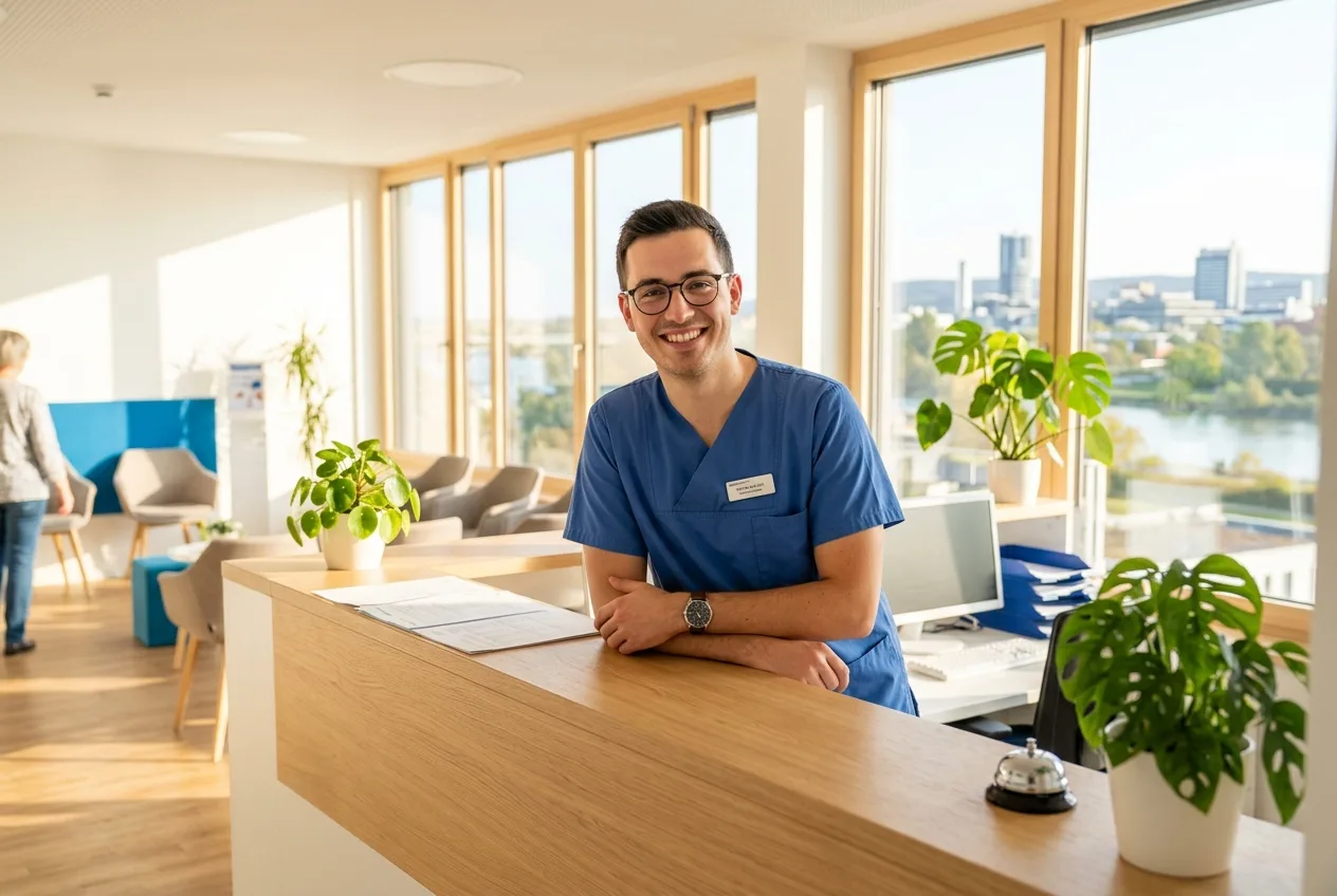 Illustration: Arztpraxis in Eggenstein-Leopoldshafen – Praxis-Website von NK IT Service