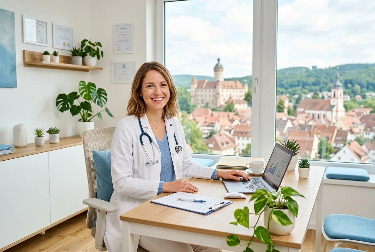 Illustration: Arztpraxis in Ettlingen – Praxis-Website von NK IT Service