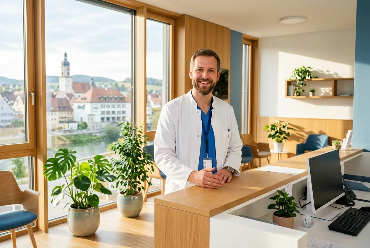 Illustration: Arztpraxis in Giengen an der Brenz – Praxis-Website von NK IT Service