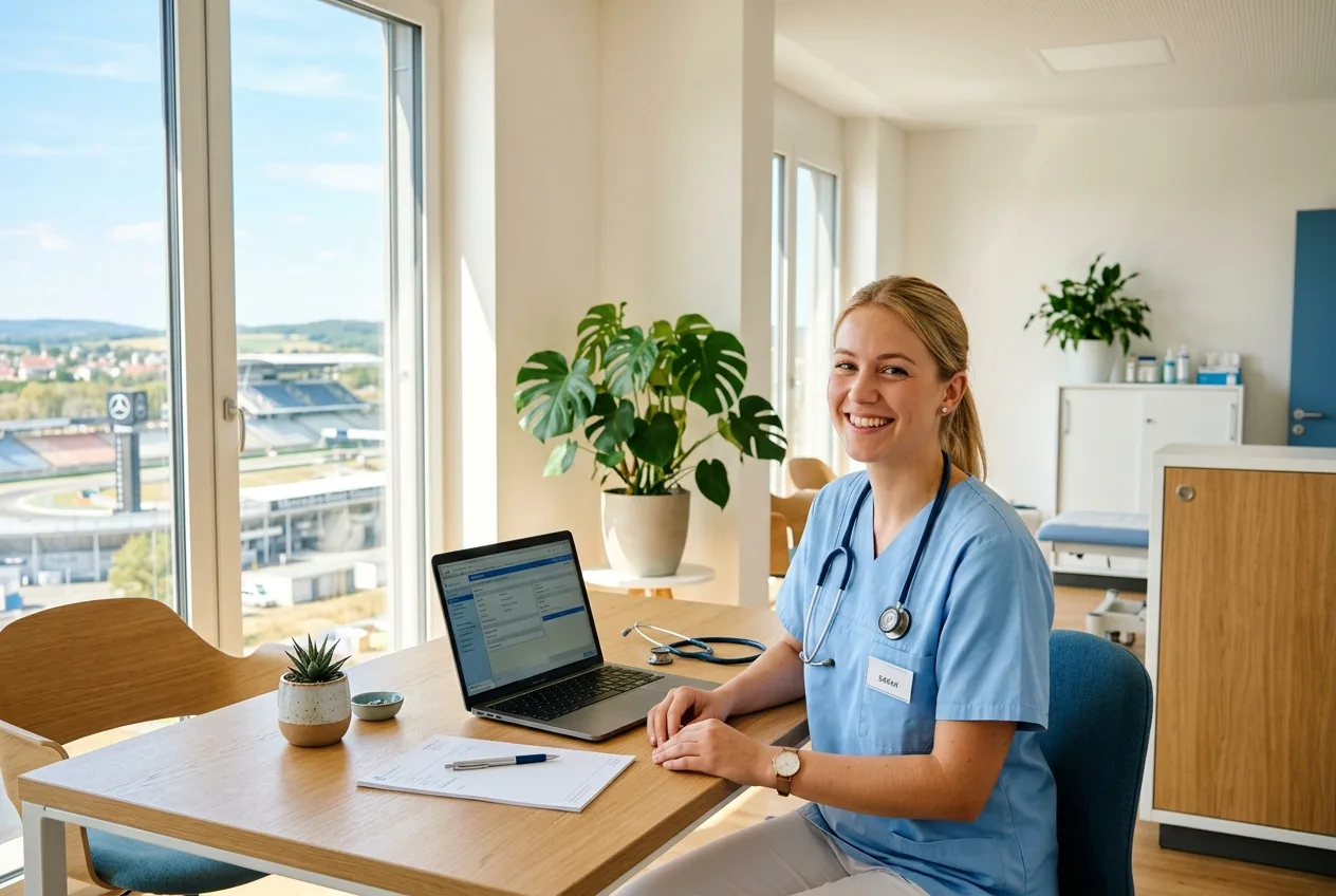 Illustration: Arztpraxis in Hockenheim – Praxis-Website von NK IT Service