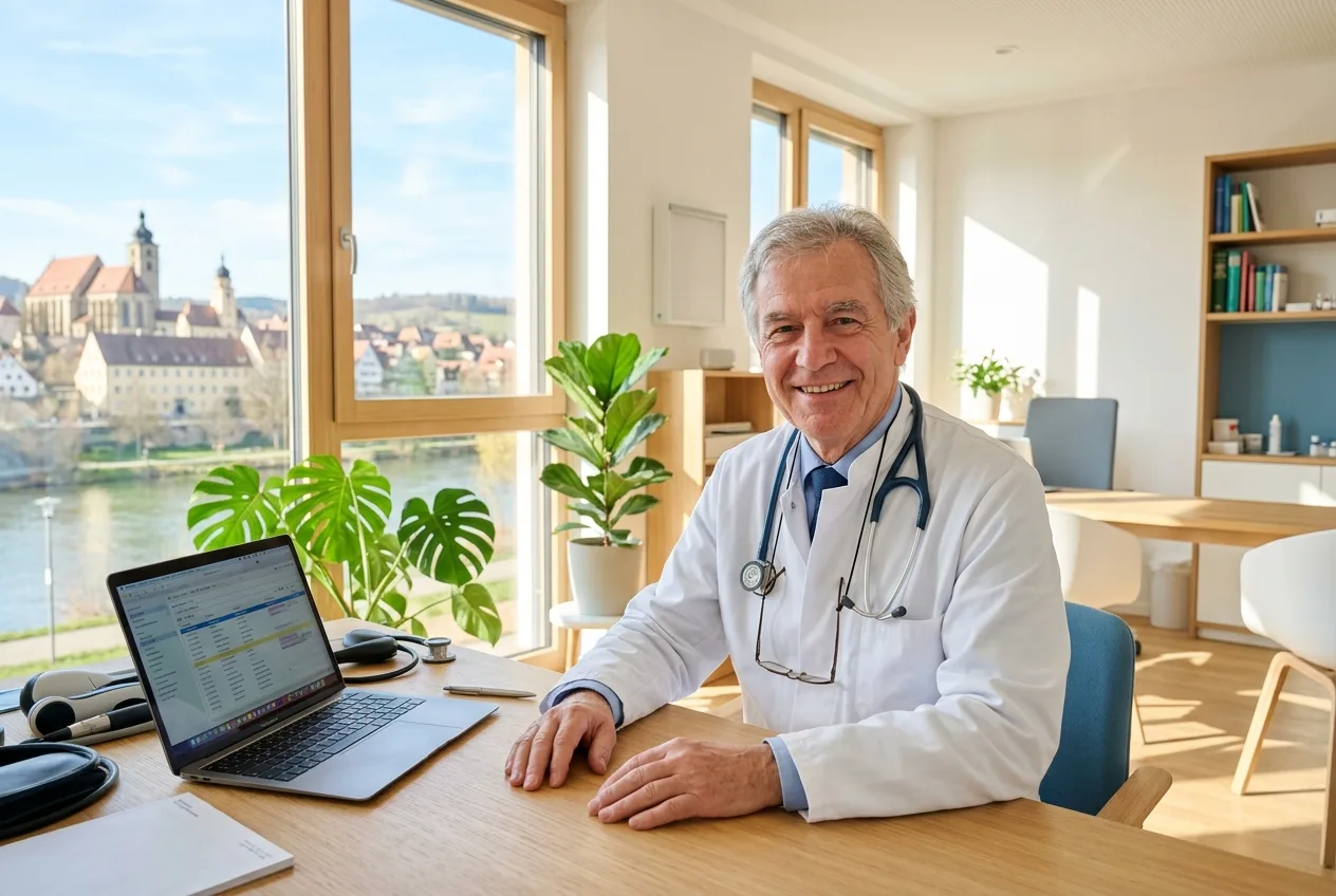 Illustration: Arztpraxis in Rottenburg am Neckar – Praxis-Website von NK IT Service