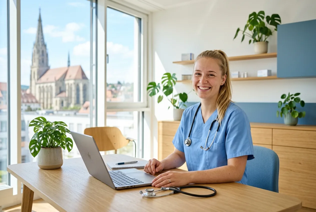 Illustration: Arztpraxis in Schwäbisch Gmünd – Praxis-Website von NK IT Service