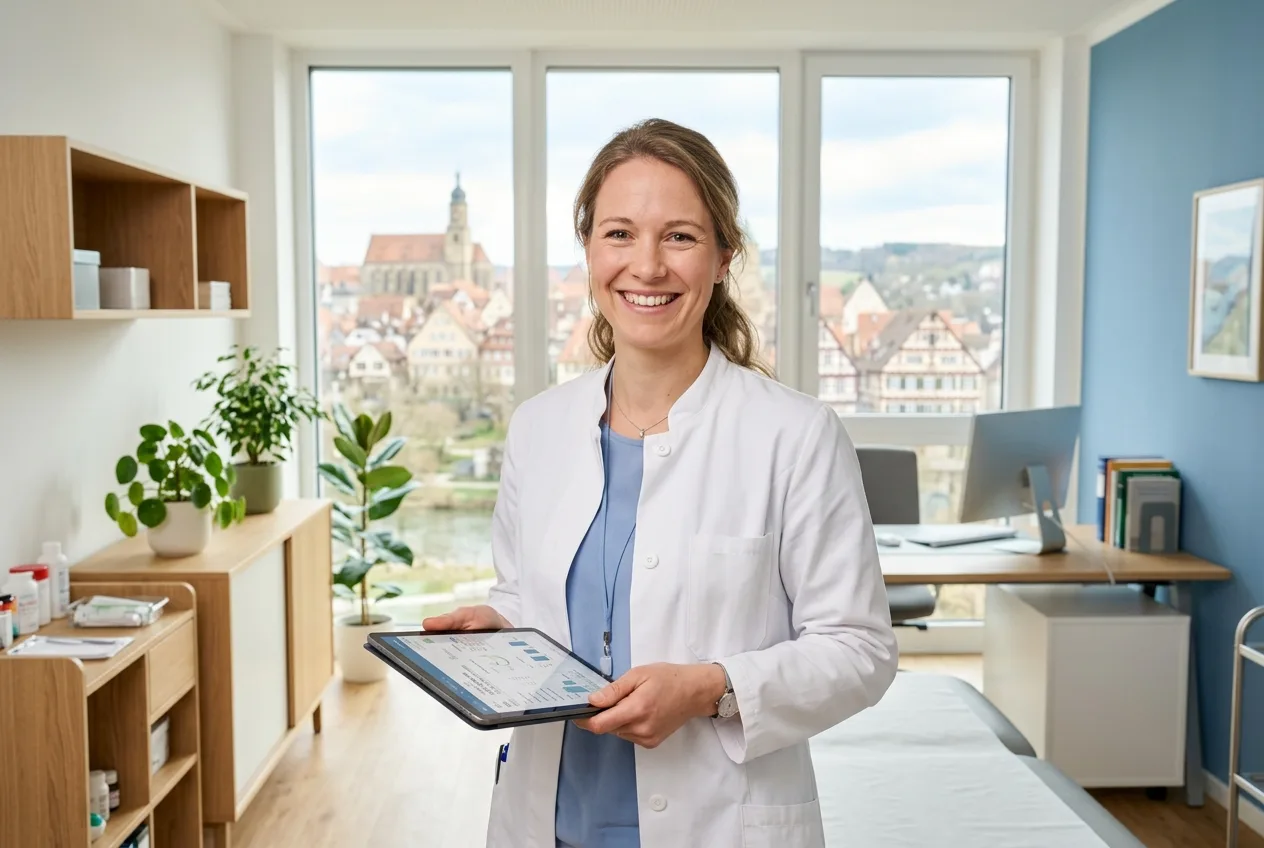Illustration: Arztpraxis in Schwäbisch Hall – Praxis-Website von NK IT Service