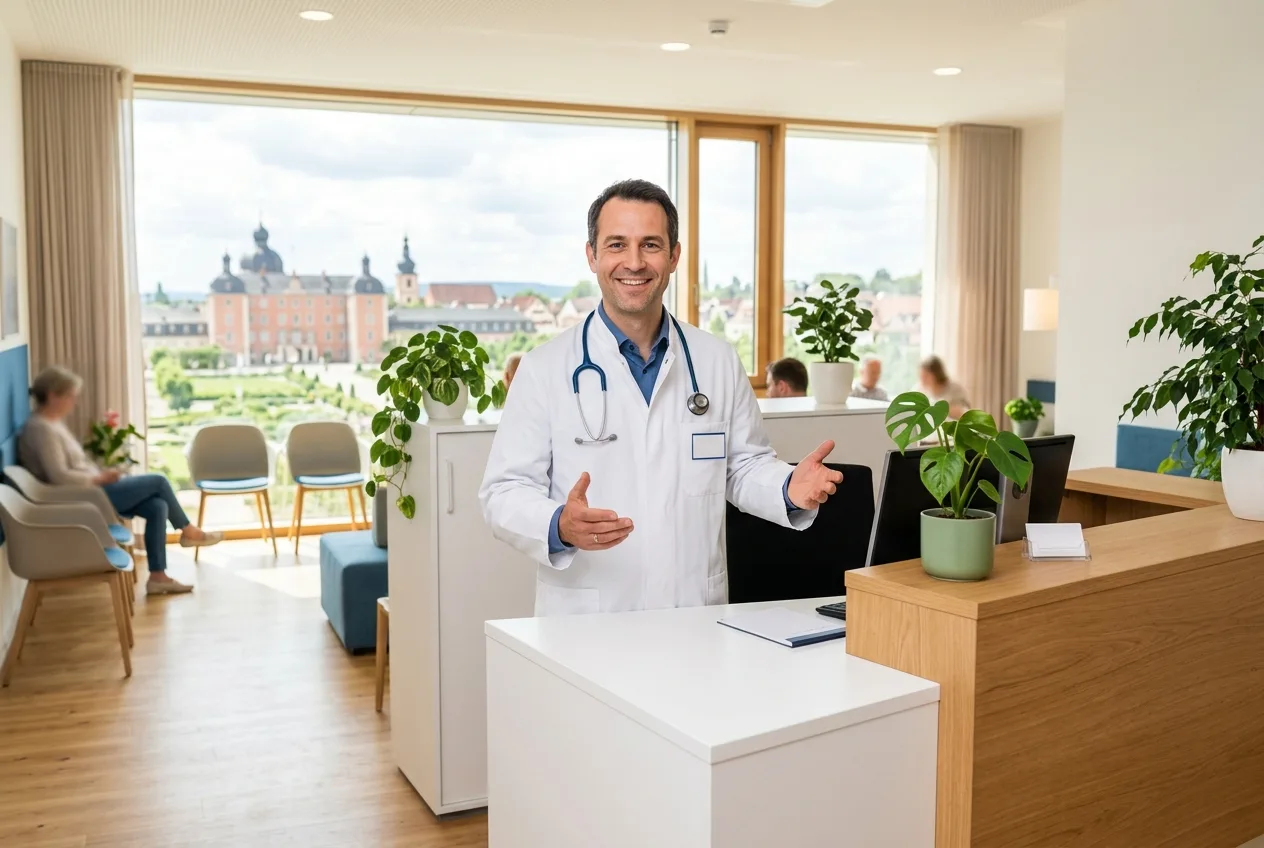 Illustration: Arztpraxis in Schwetzingen – Praxis-Website von NK IT Service