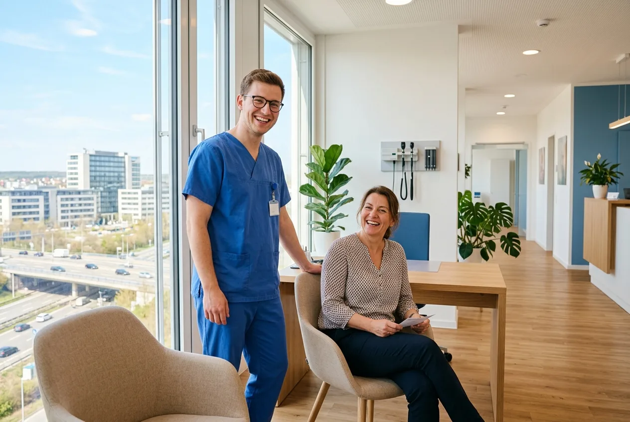 Illustration: Arztpraxis in Walldorf – Praxis-Website von NK IT Service