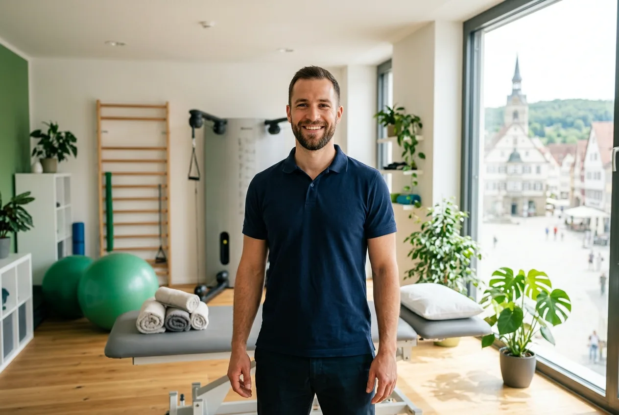 Illustration: Physiotherapie-Praxis in Aalen – Praxis-Website von NK IT Service
