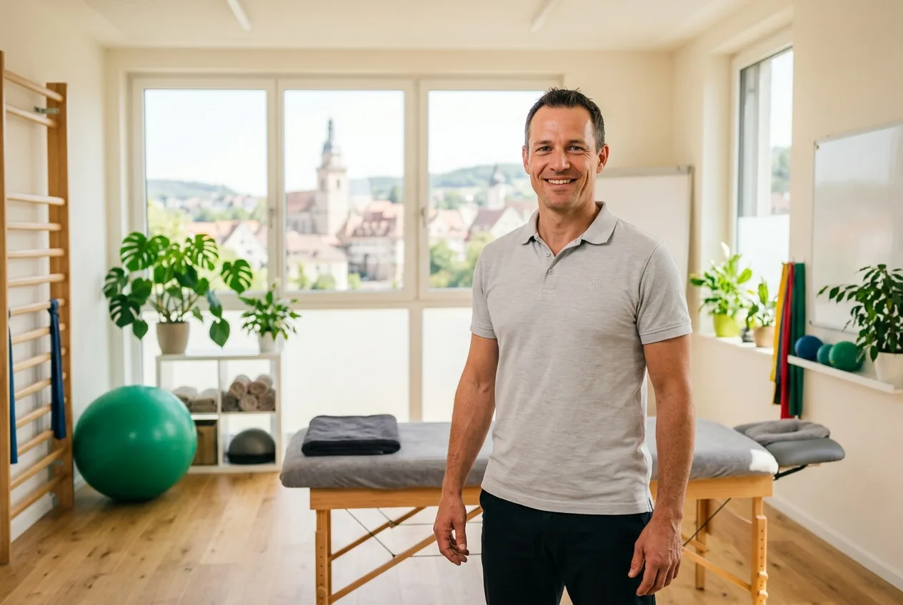 Illustration: Physiotherapie-Praxis in Backnang – Praxis-Website von NK IT Service