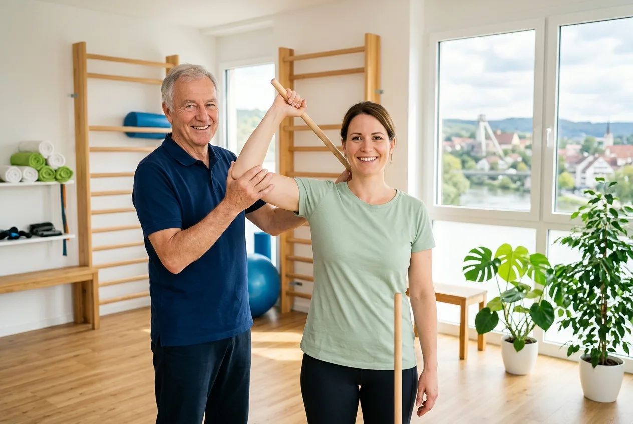 Illustration: Physiotherapie-Praxis in Bad Friedrichshall – Praxis-Website von NK IT Service