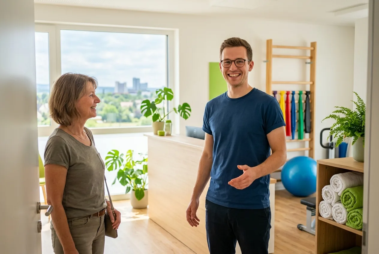 Illustration: Physiotherapie-Praxis in Bad Krozingen – Praxis-Website von NK IT Service