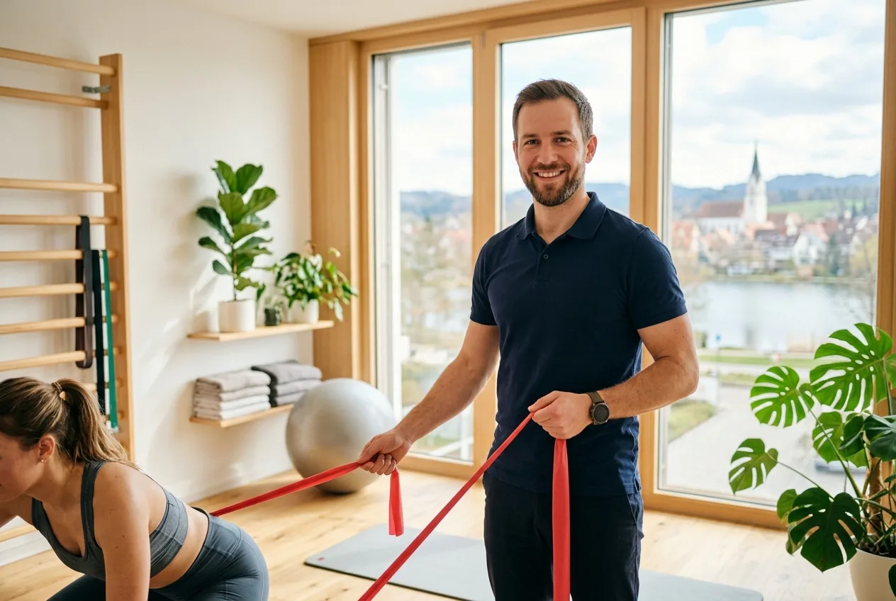 Illustration: Physiotherapie-Praxis in Bad Waldsee – Praxis-Website von NK IT Service