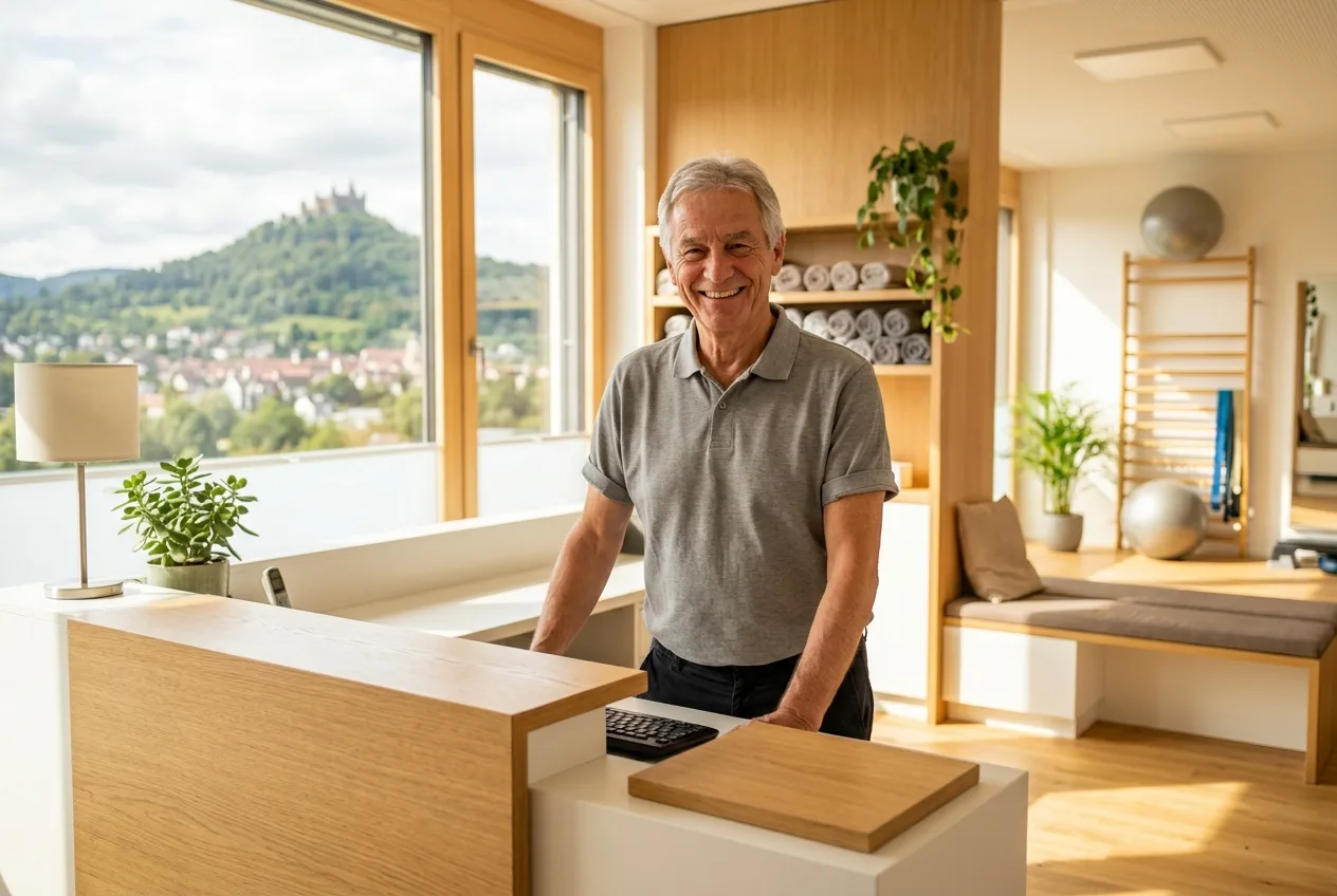 Illustration: Physiotherapie-Praxis in Balingen – Praxis-Website von NK IT Service