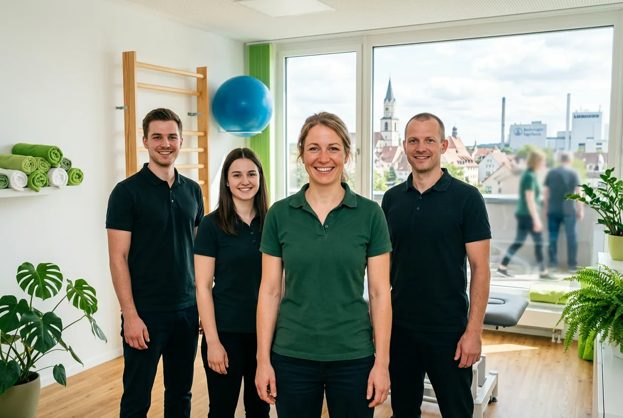 Illustration: Physiotherapie-Praxis in Biberach an der Riss – Praxis-Website von NK IT Service