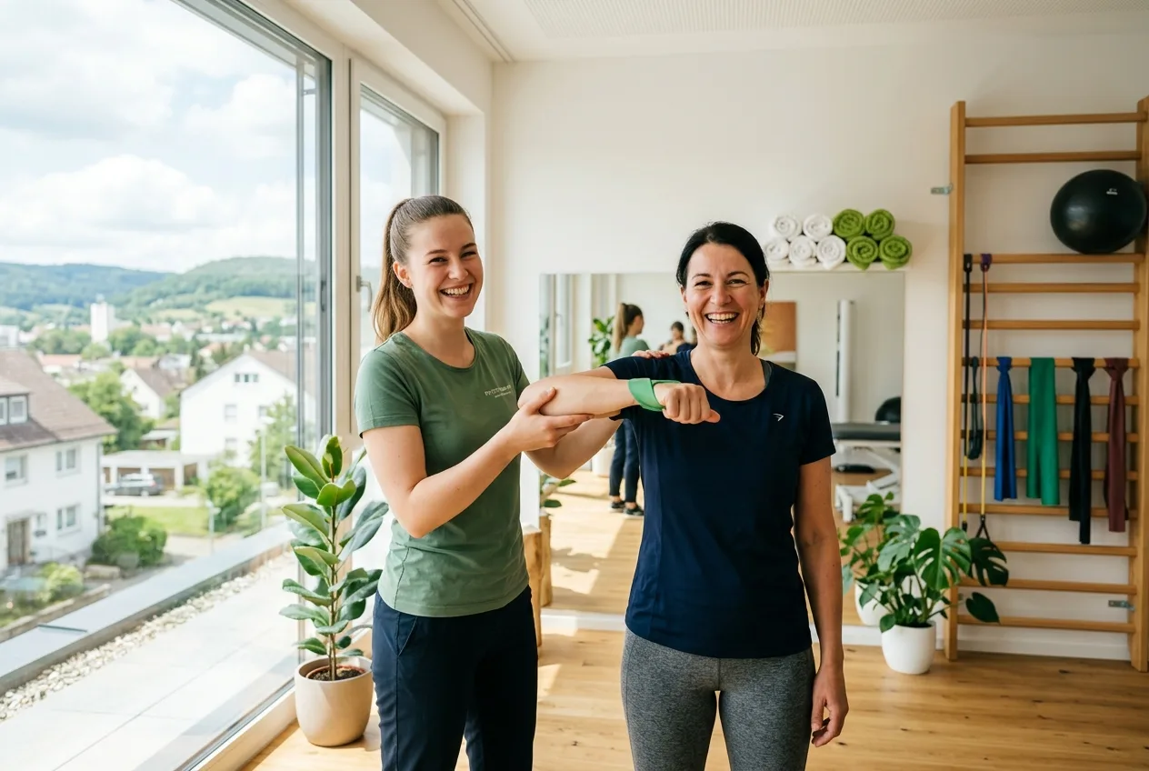 Illustration: Physiotherapie-Praxis in Blaustein – Praxis-Website von NK IT Service