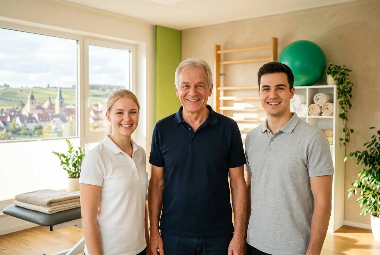 Illustration: Physiotherapie-Praxis in Brackenheim – Praxis-Website von NK IT Service