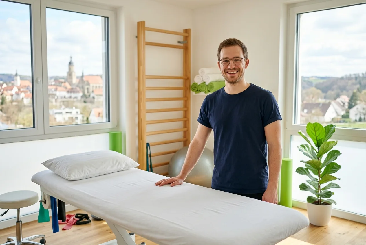Illustration: Physiotherapie-Praxis in Crailsheim – Praxis-Website von NK IT Service