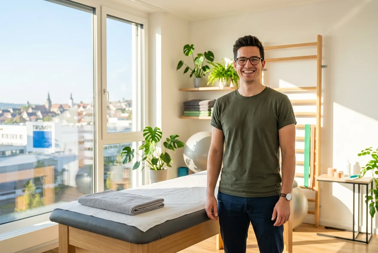 Illustration: Physiotherapie-Praxis in Ditzingen – Praxis-Website von NK IT Service