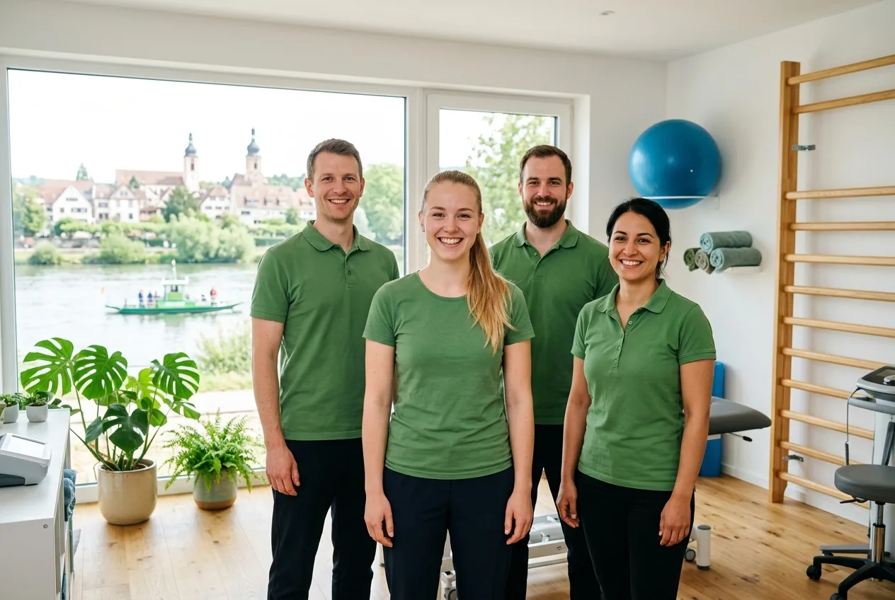 Illustration: Physiotherapie-Praxis in Edingen-Neckarhausen – Praxis-Website von NK IT Service