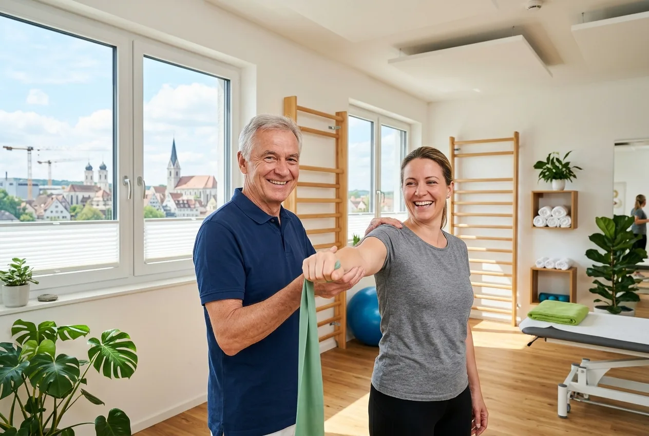 Illustration: Physiotherapie-Praxis in Ehingen (Donau) – Praxis-Website von NK IT Service