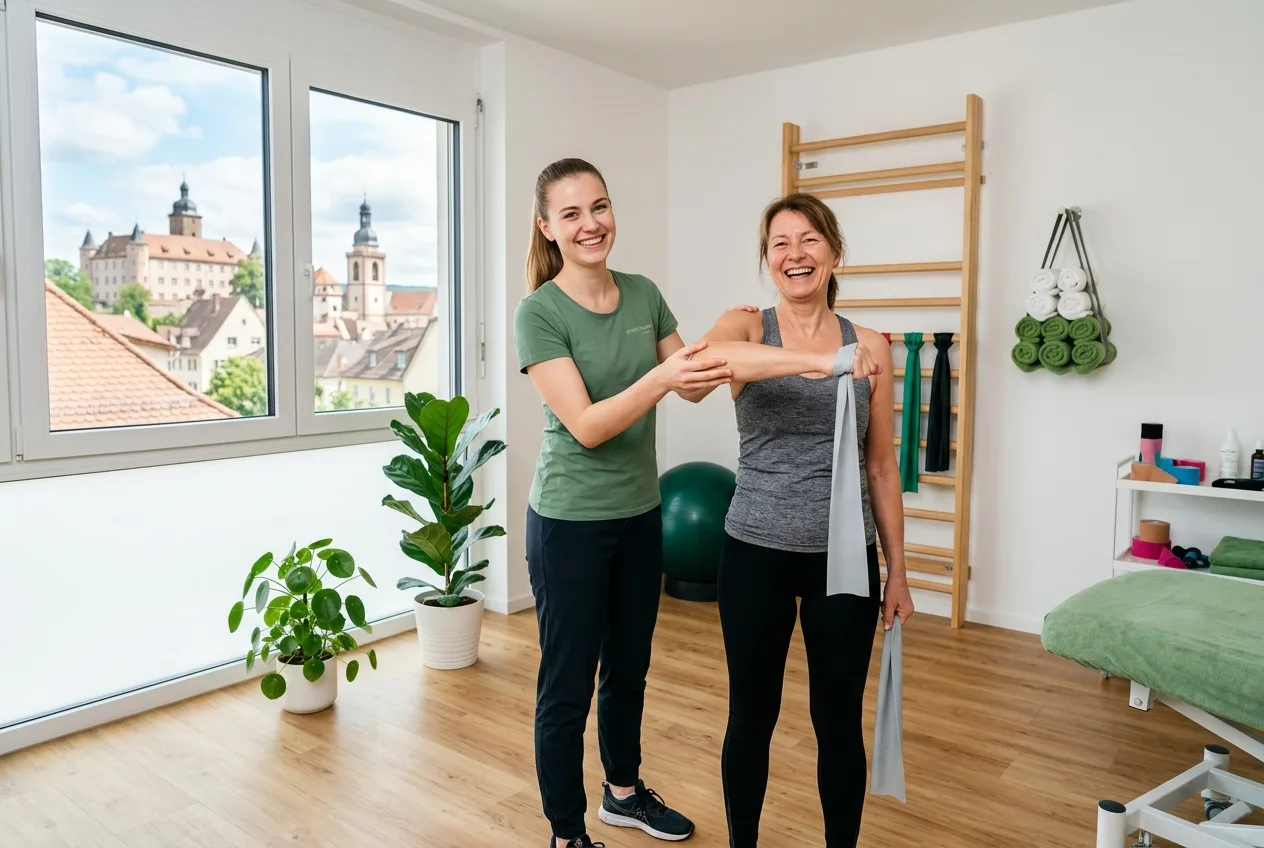 Illustration: Physiotherapie-Praxis in Ettlingen – Praxis-Website von NK IT Service