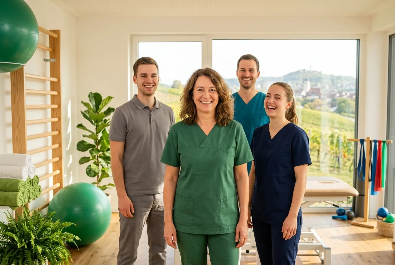 Illustration: Physiotherapie-Praxis in Fellbach – Praxis-Website von NK IT Service
