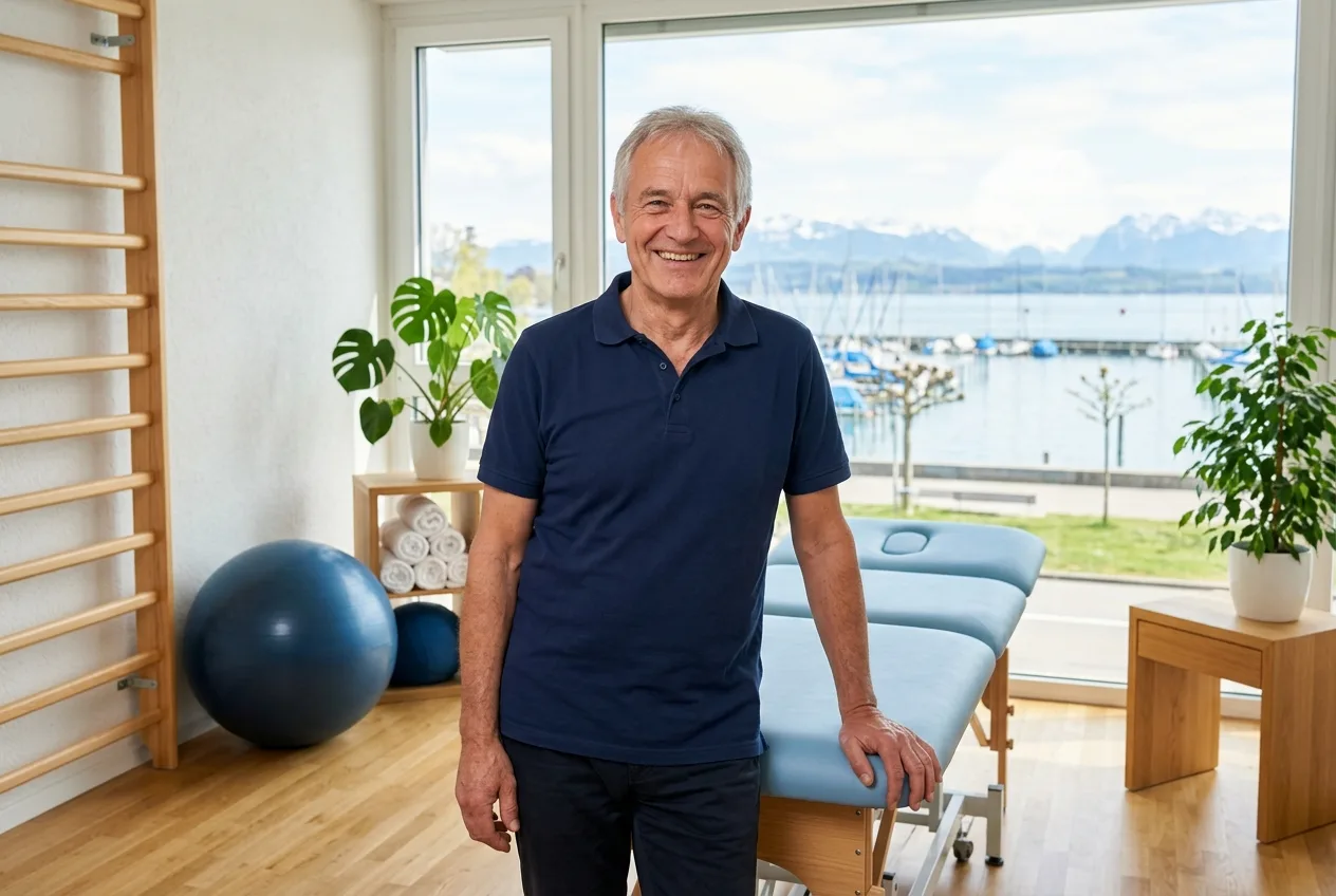 Illustration: Physiotherapie-Praxis in Friedrichshafen – Praxis-Website von NK IT Service
