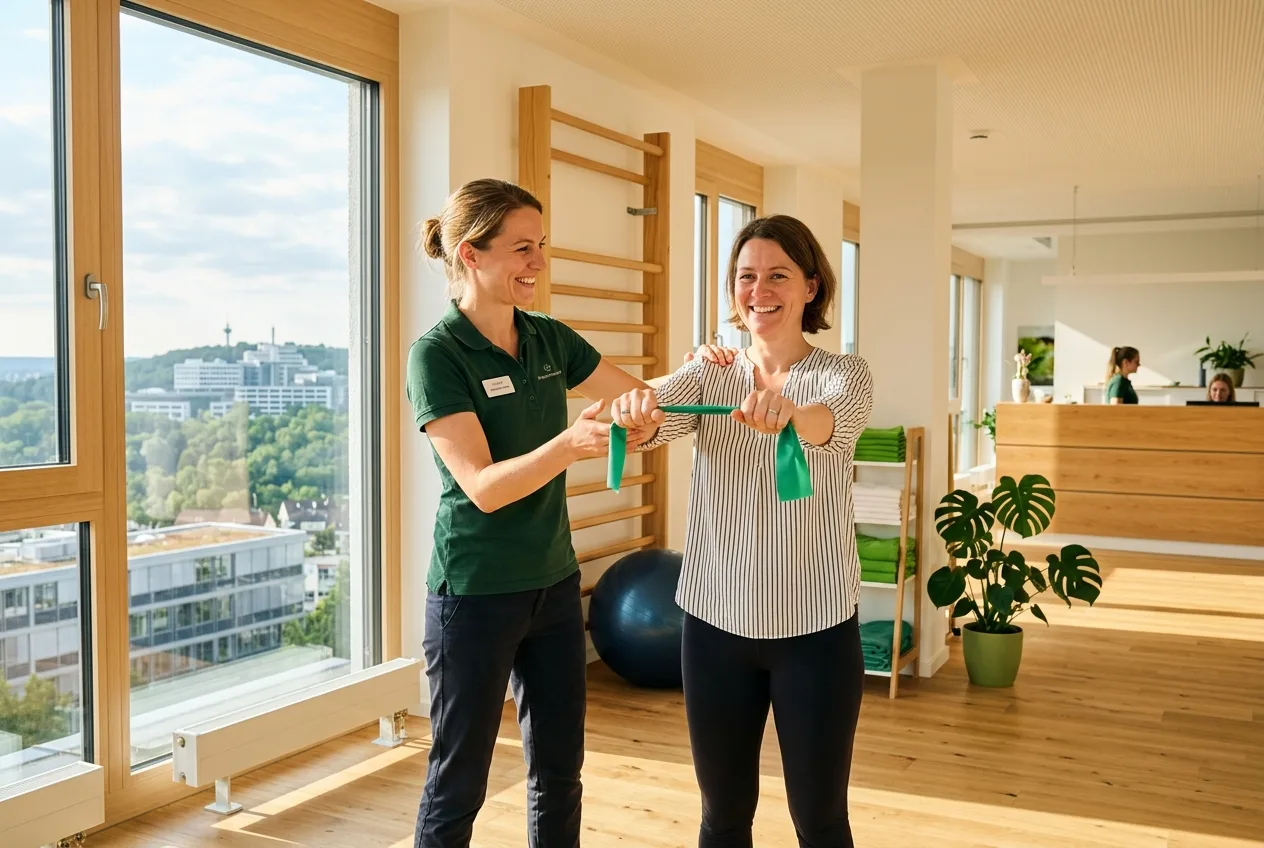 Illustration: Physiotherapie-Praxis in Gerlingen – Praxis-Website von NK IT Service