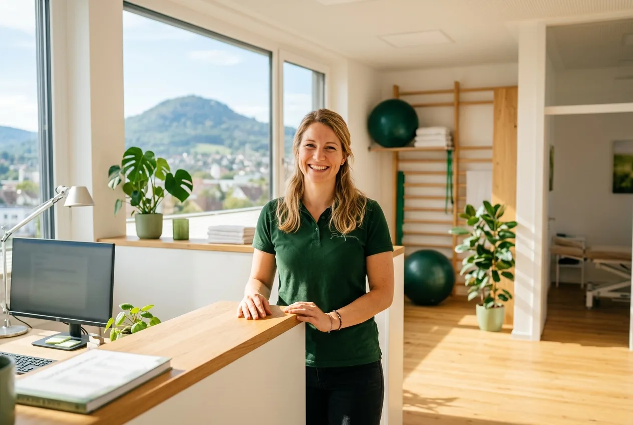 Illustration: Physiotherapie-Praxis in Göppingen – Praxis-Website von NK IT Service
