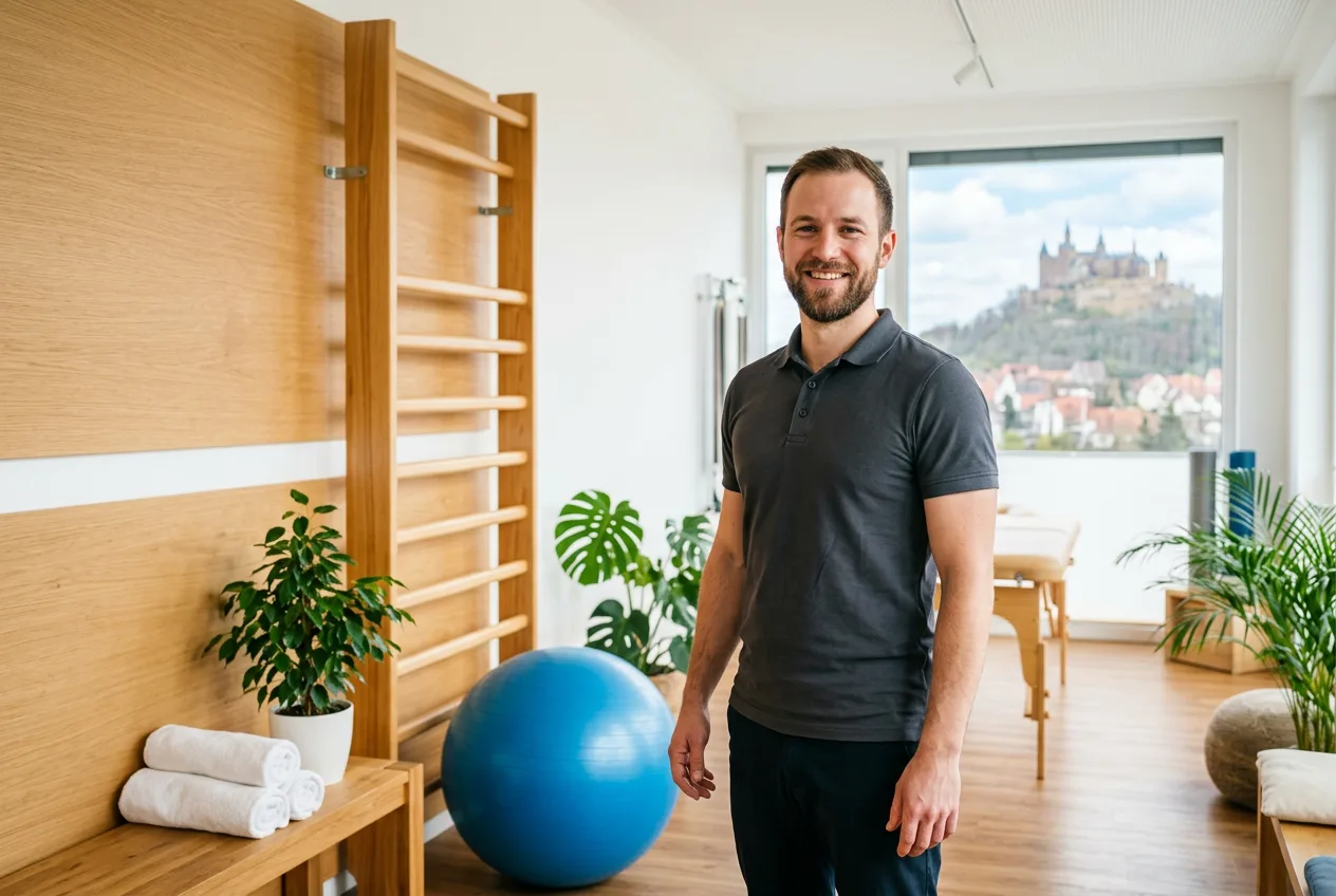 Illustration: Physiotherapie-Praxis in Hechingen – Praxis-Website von NK IT Service