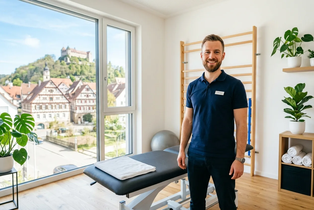Illustration: Physiotherapie-Praxis in Kirchheim unter Teck – Praxis-Website von NK IT Service