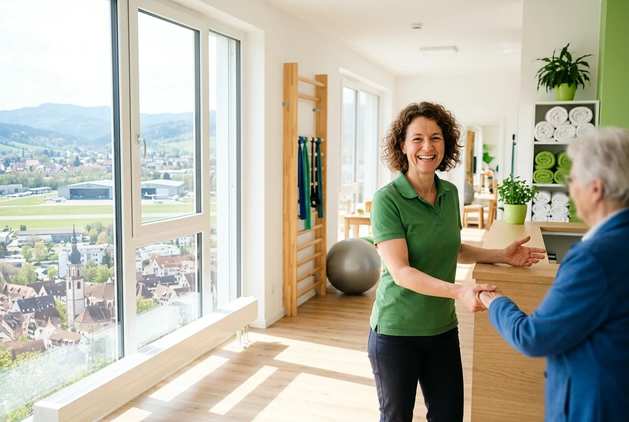 Illustration: Physiotherapie-Praxis in Lahr/Schwarzwald – Praxis-Website von NK IT Service