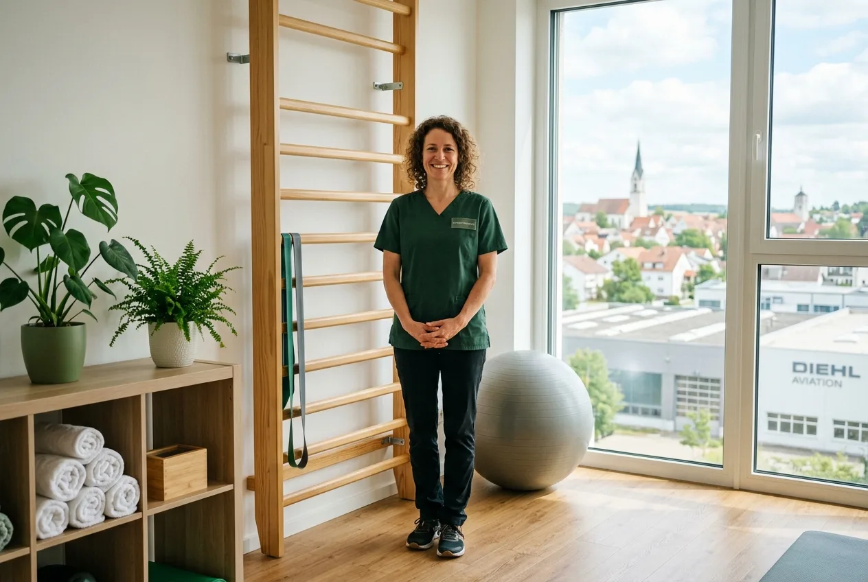 Illustration: Physiotherapie-Praxis in Laupheim – Praxis-Website von NK IT Service
