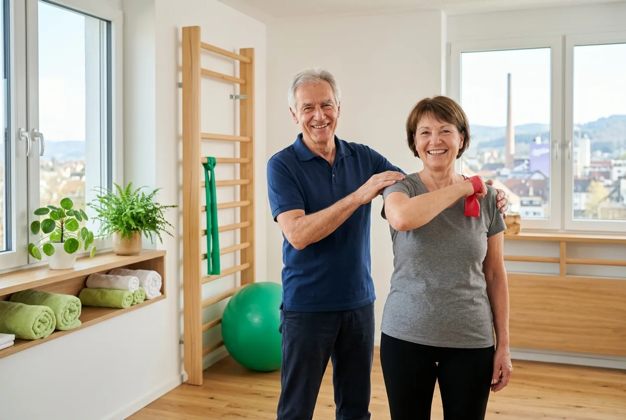 Illustration: Physiotherapie-Praxis in Lörrach – Praxis-Website von NK IT Service