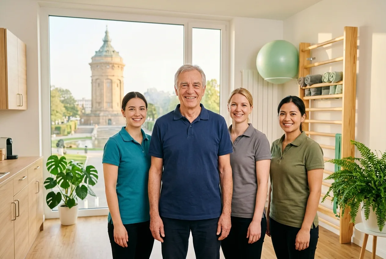 Illustration: Physiotherapie-Praxis in Mannheim – Praxis-Website von NK IT Service