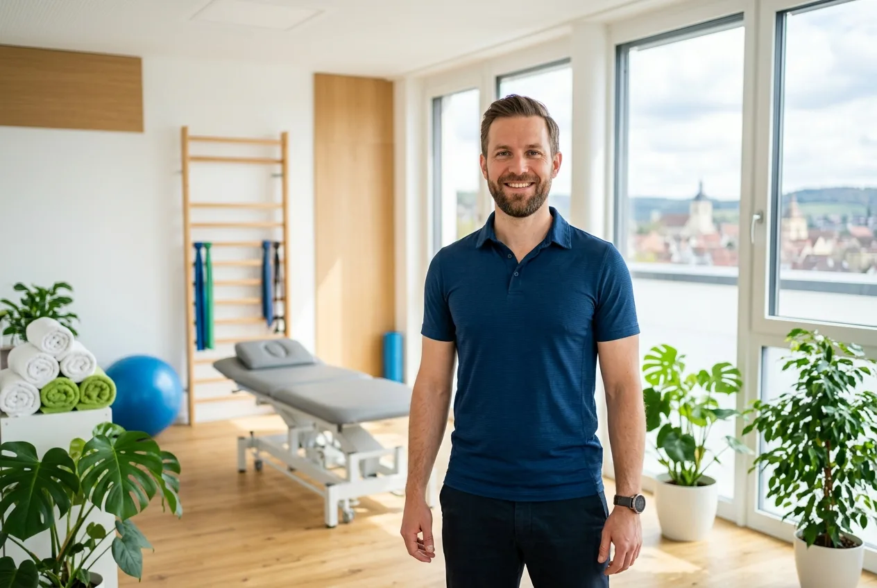 Illustration: Physiotherapie-Praxis in Marbach am Neckar – Praxis-Website von NK IT Service