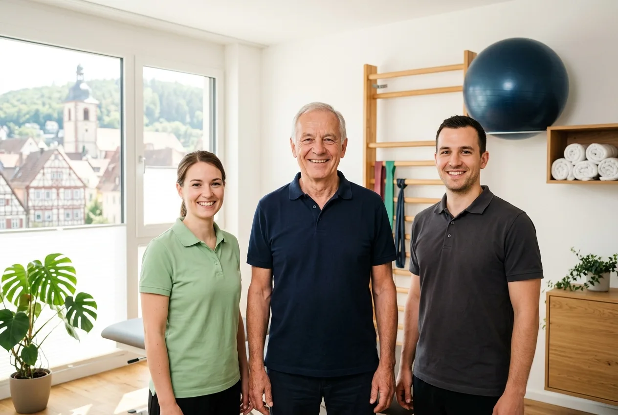 Illustration: Physiotherapie-Praxis in Mosbach – Praxis-Website von NK IT Service
