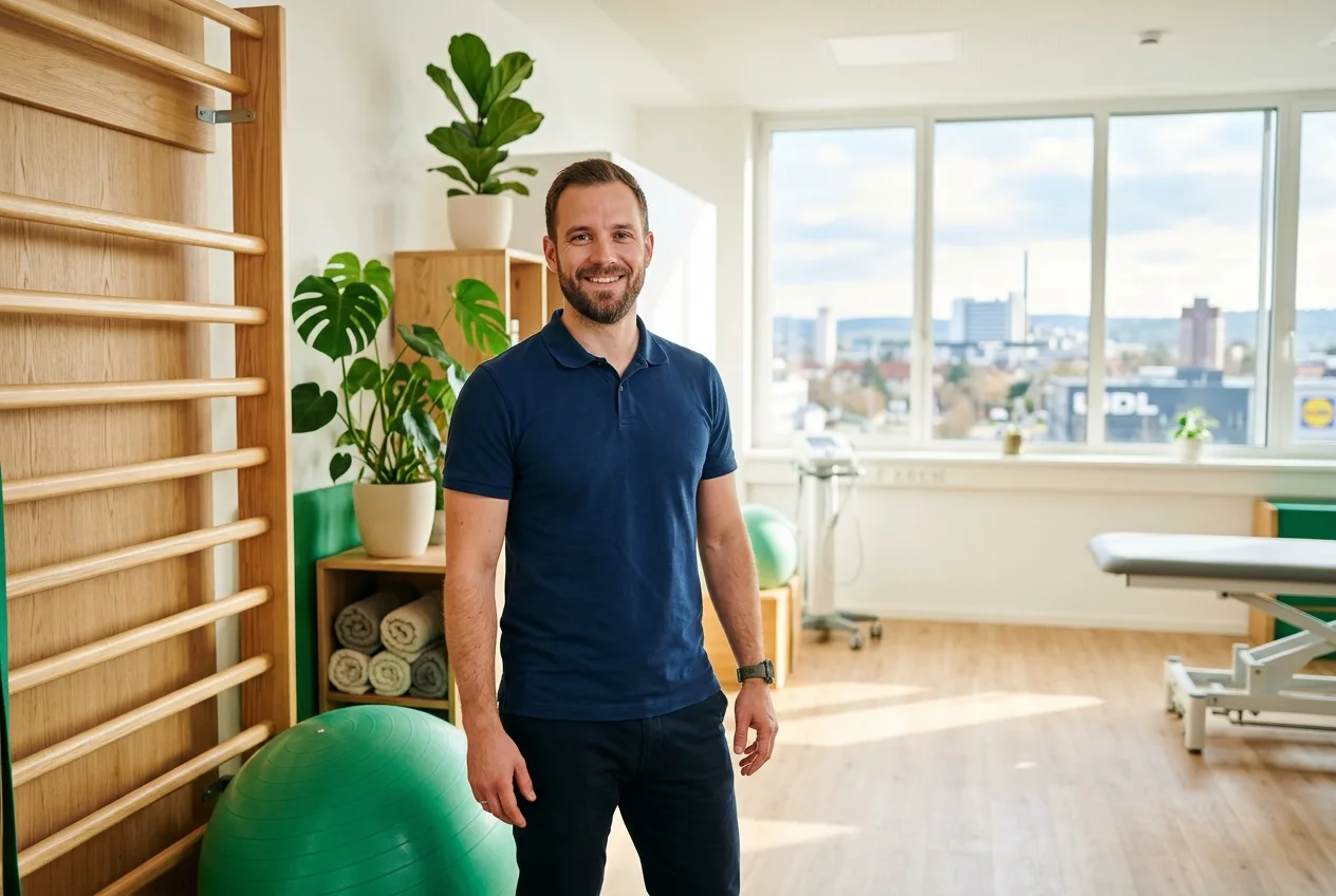 Illustration: Physiotherapie-Praxis in Neckarsulm – Praxis-Website von NK IT Service