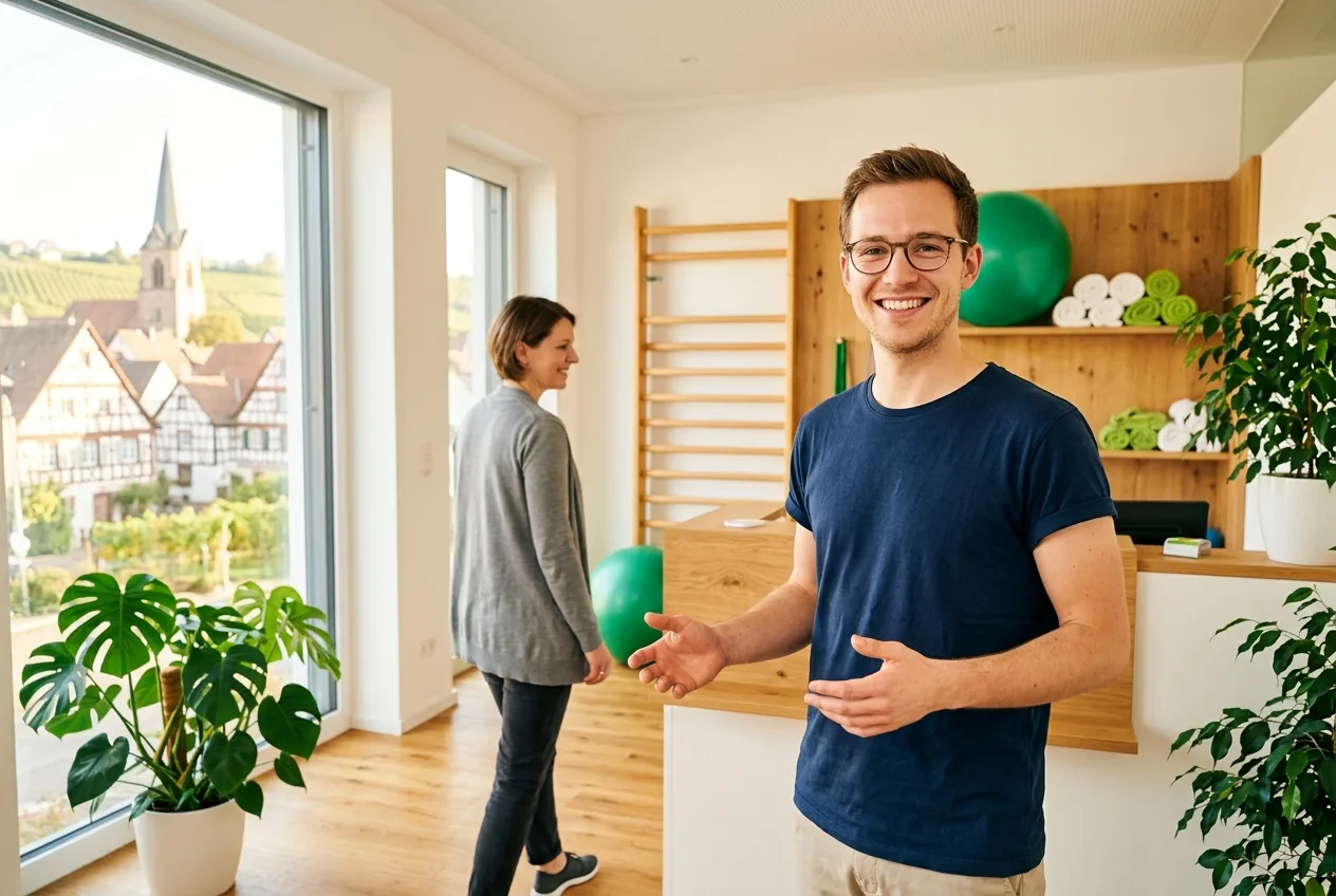 Illustration: Physiotherapie-Praxis in Offenburg – Praxis-Website von NK IT Service