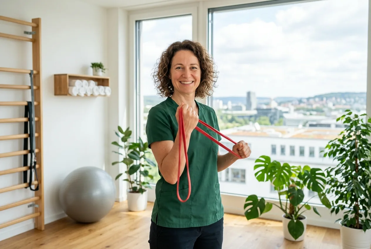 Illustration: Physiotherapie-Praxis in Ostfildern – Praxis-Website von NK IT Service