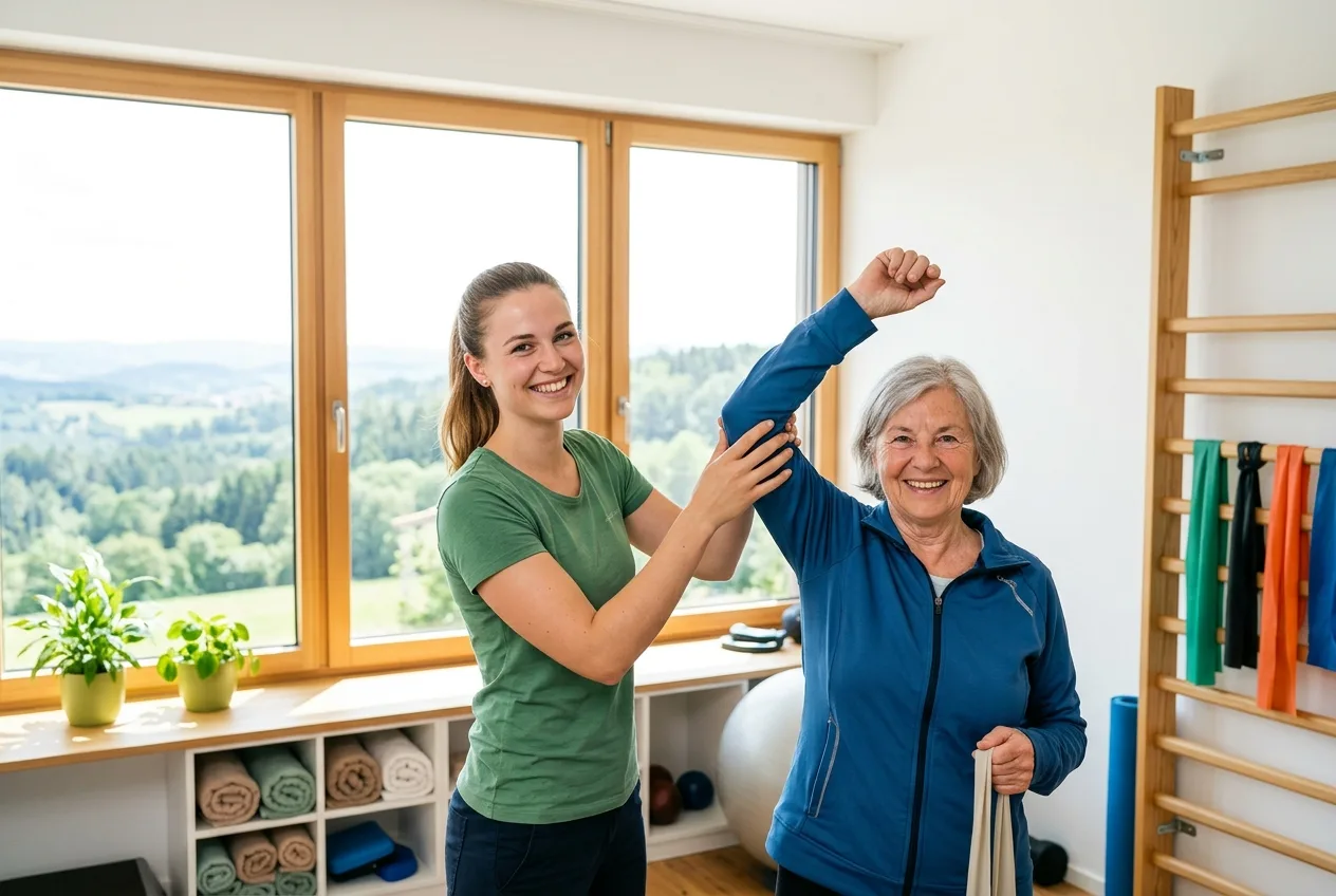 Illustration: Physiotherapie-Praxis in Pforzheim – Praxis-Website von NK IT Service