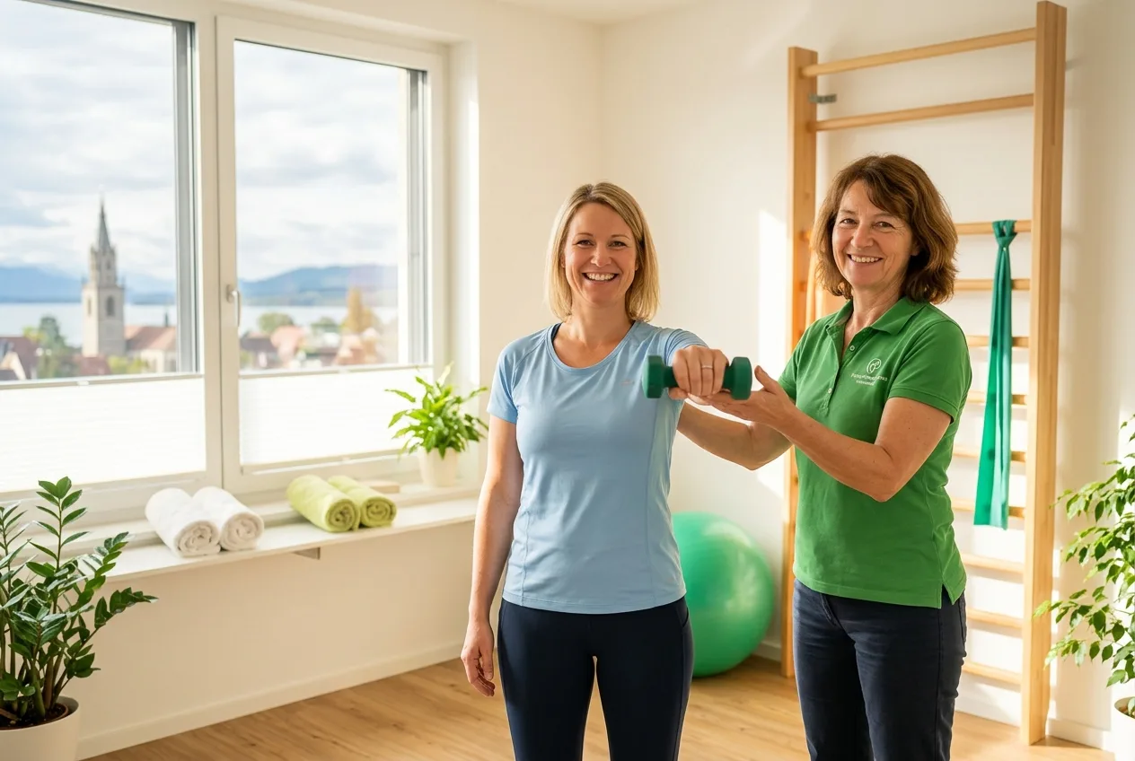 Illustration: Physiotherapie-Praxis in Radolfzell am Bodensee – Praxis-Website von NK IT Service