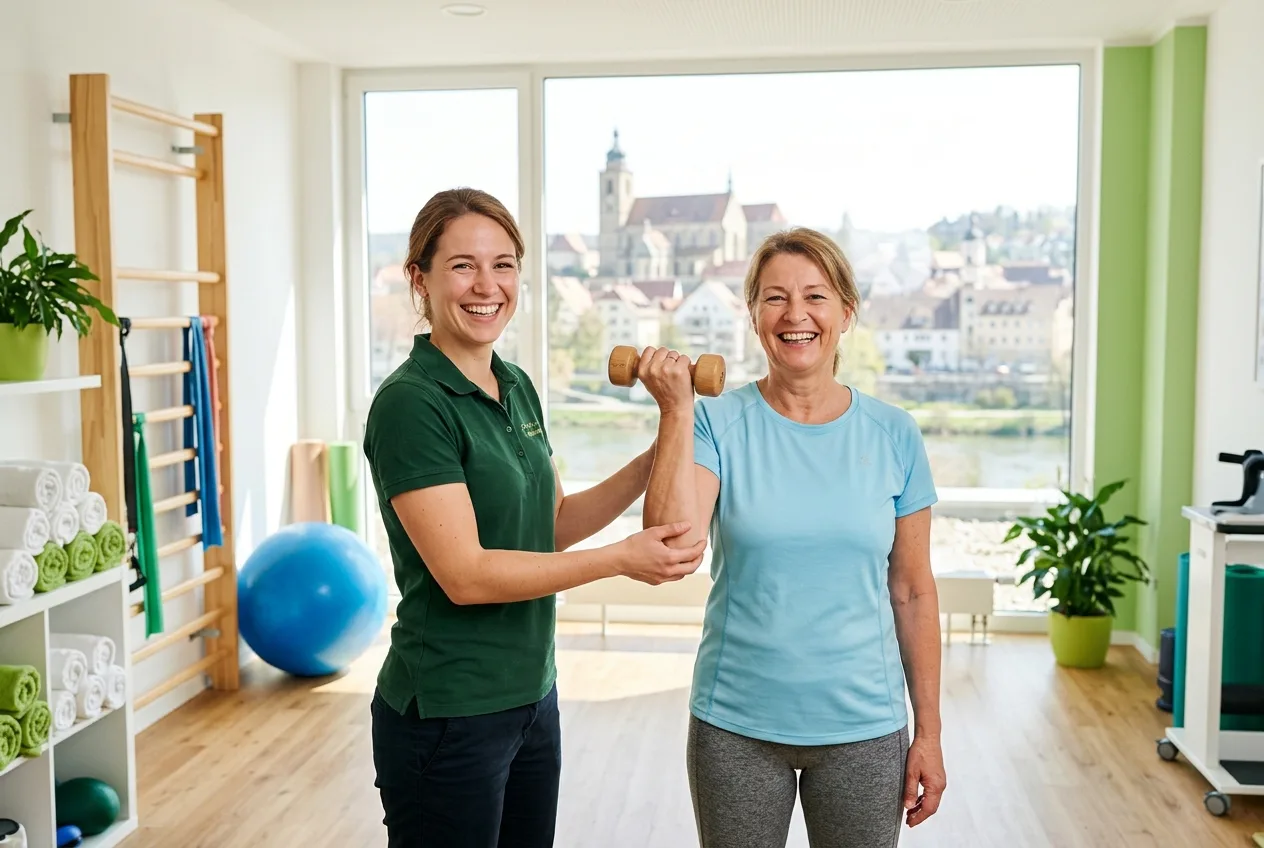 Illustration: Physiotherapie-Praxis in Rottenburg am Neckar – Praxis-Website von NK IT Service