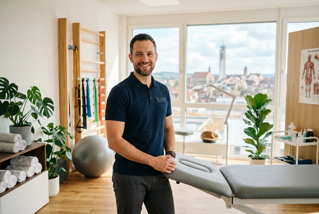 Illustration: Physiotherapie-Praxis in Rottweil – Praxis-Website von NK IT Service
