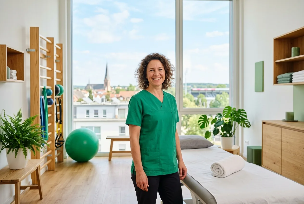 Illustration: Physiotherapie-Praxis in Sandhausen – Praxis-Website von NK IT Service