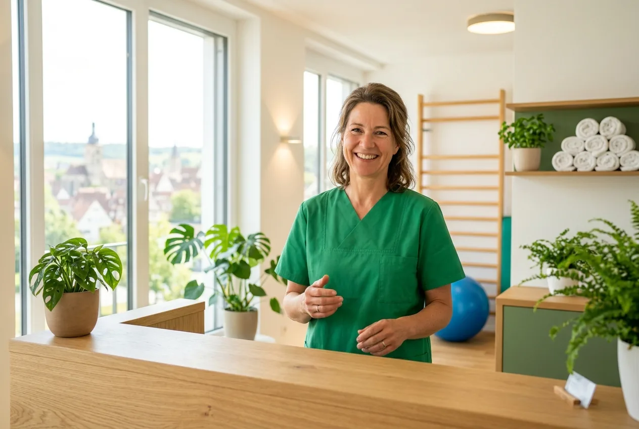 Illustration: Physiotherapie-Praxis in Schorndorf – Praxis-Website von NK IT Service