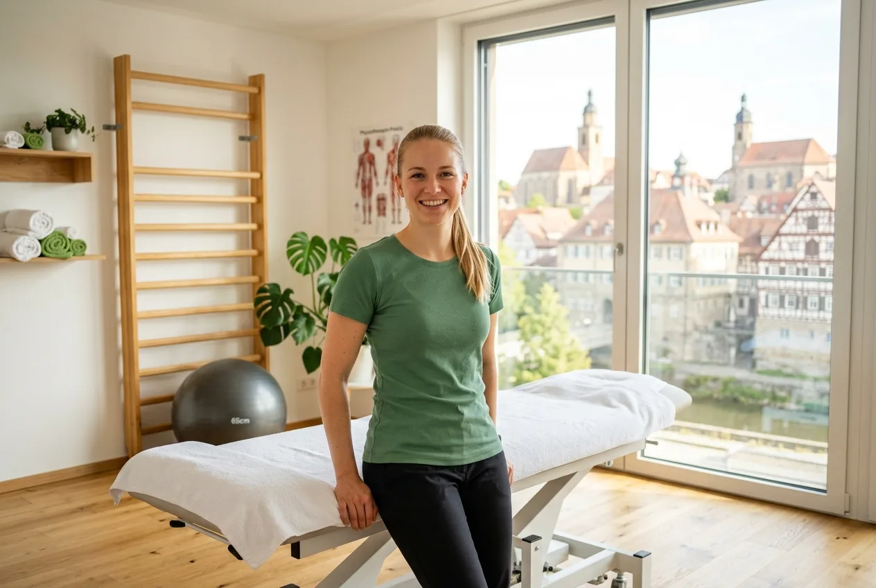 Illustration: Physiotherapie-Praxis in Schwäbisch Hall – Praxis-Website von NK IT Service