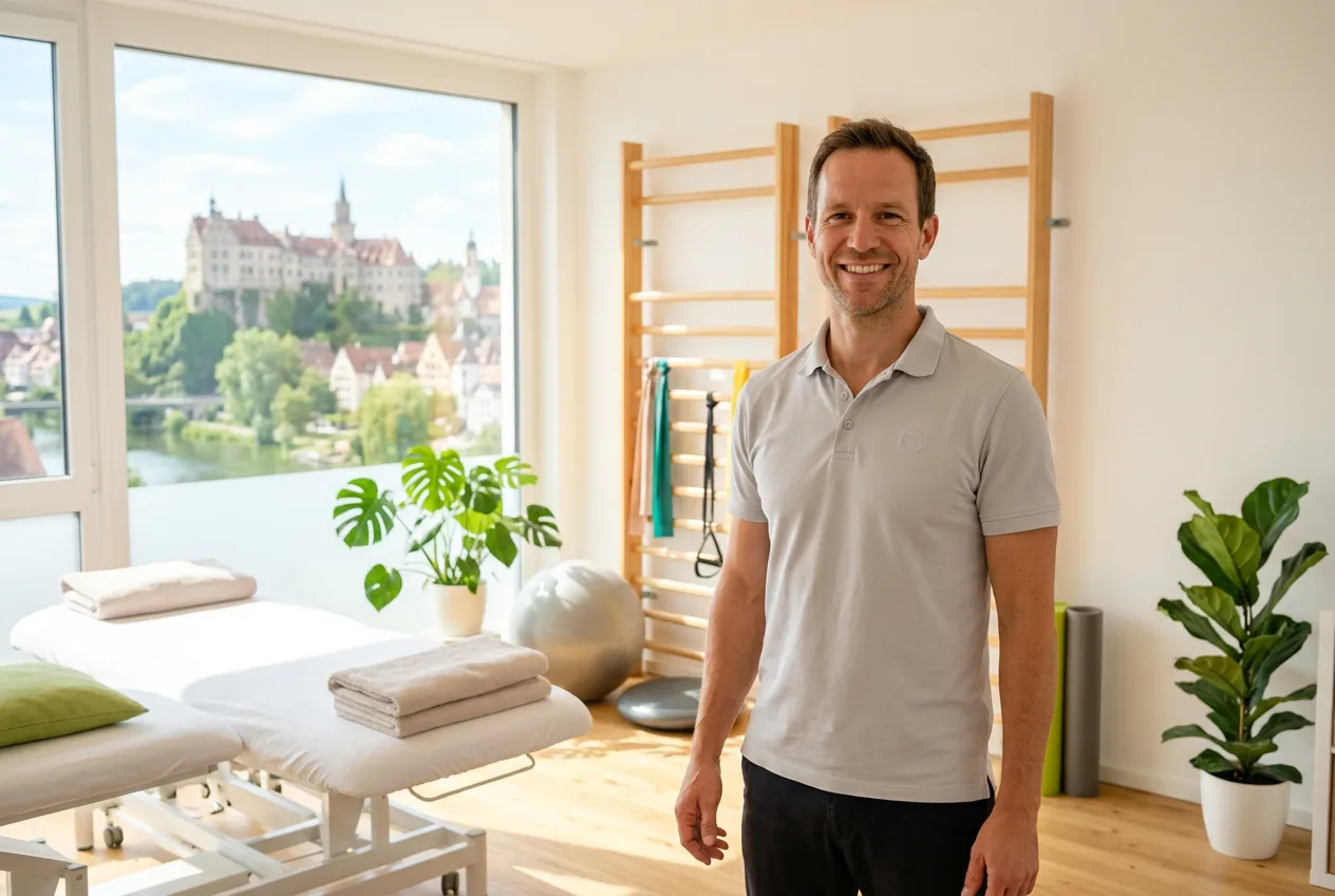 Illustration: Physiotherapie-Praxis in Sigmaringen – Praxis-Website von NK IT Service