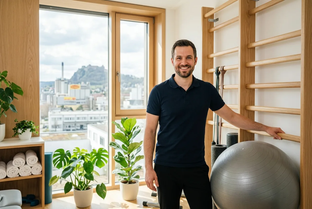 Illustration: Physiotherapie-Praxis in Singen (Hohentwiel) – Praxis-Website von NK IT Service
